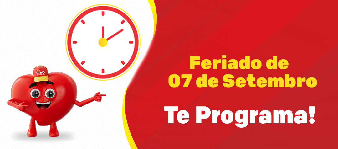 Horários Feriado 07 de Setembro