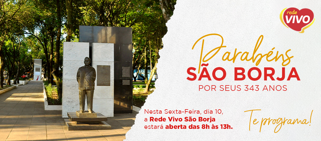 Horário Feriado 10 de outubro - São Borja