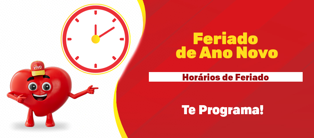 Horários Feriado de Ano Novo