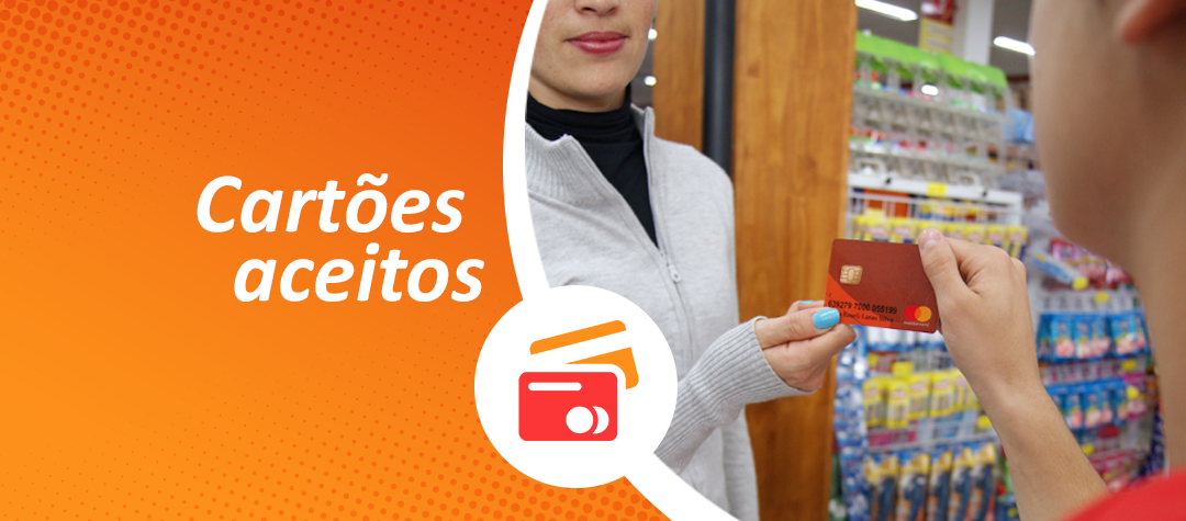 Conheça os cartões de débito, crédito, vale-alimentação e vale-refeição aceitos na Rede Vivo