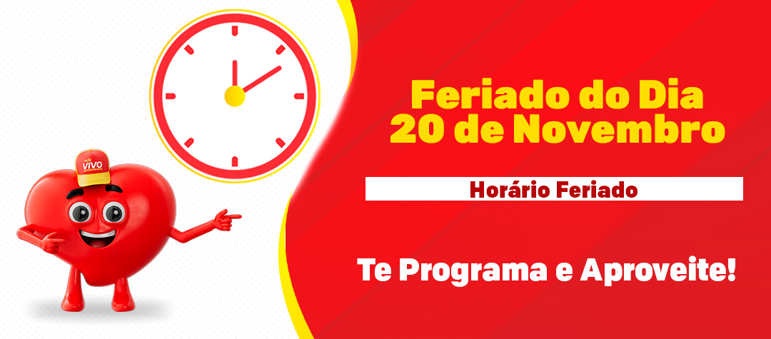 Horário Feriado 20 de Novembro